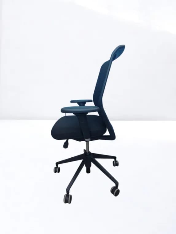 Chaise roulette ID Trim Vitra mesh — vue 4