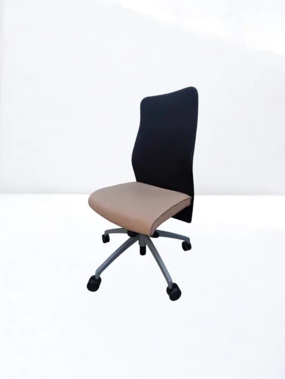 Chaise à roulette Cider ergonomique sans accoudoirs