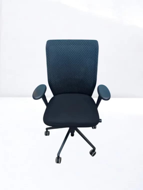 Chaise roulette ID Trim Vitra mesh — vue 2