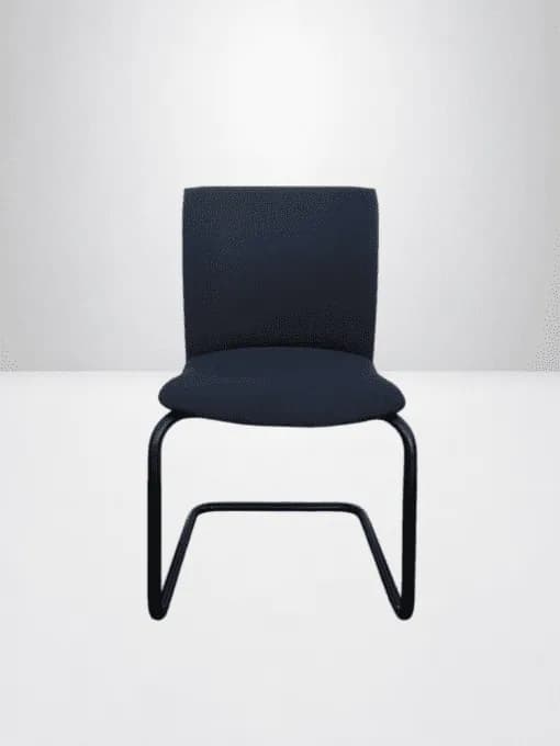 Chaise luge Haworth Comforto tissu noir — vue 3