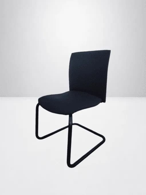 Chaise luge Haworth Comforto tissu noir
