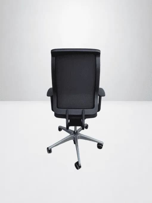 Fauteuil de bureau Girsberger Reflex noir accoudoir 2D — vue 5