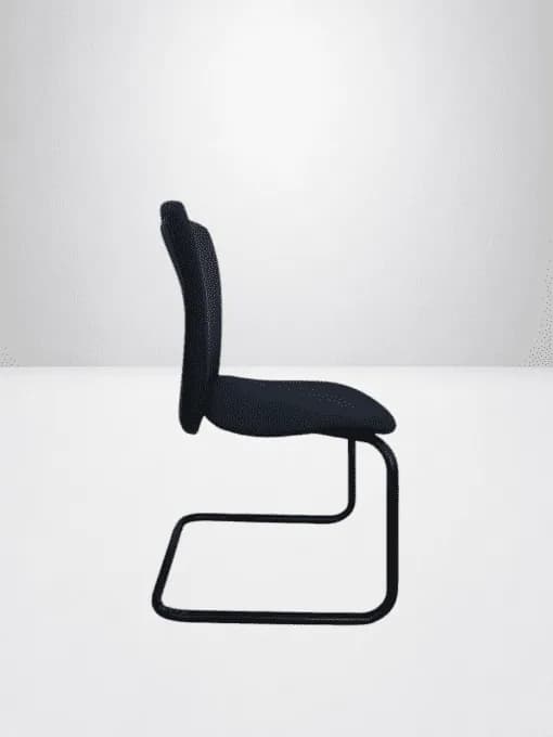 Chaise luge Haworth Comforto tissu noir — vue 4