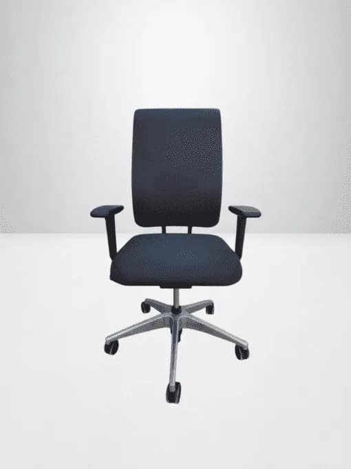 Fauteuil de bureau Girsberger Reflex noir accoudoir 2D