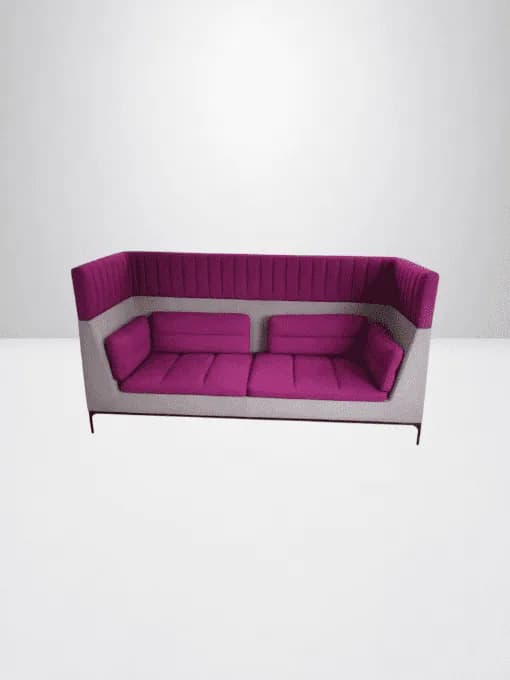 Canapé Banquette Acoustique Haven Design – 2 places, dossier haut