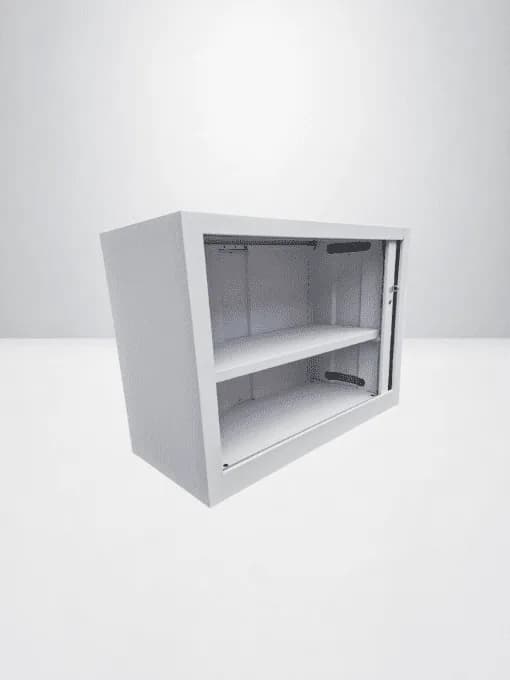 Armoire basse métallique à rideaux – 100×73 cm — vue 4