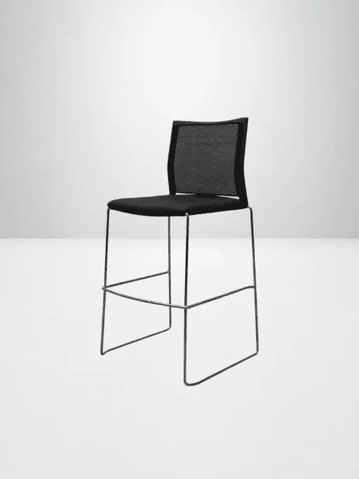 Tabouret haut mesh Magencia empilable