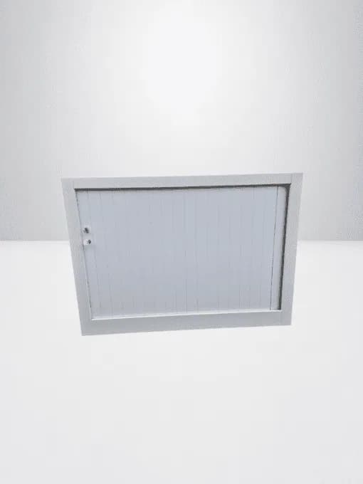 Armoire basse métallique à rideaux – 100×73 cm — vue 2