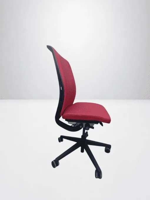 Chaise roulette Steelcase thinks v2 sans accoudoirs tissu — vue 4