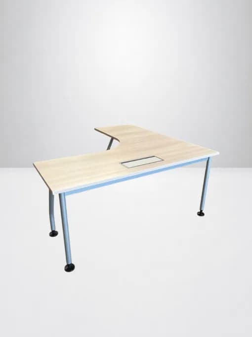 Bureau Samas 160 × 160 cm – Couleur chêne — vue 3