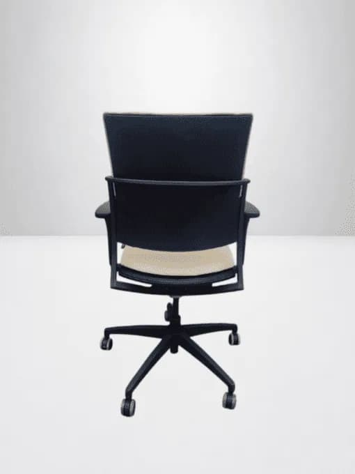 Chaise ergonomique Magencia cuir beige — vue 4