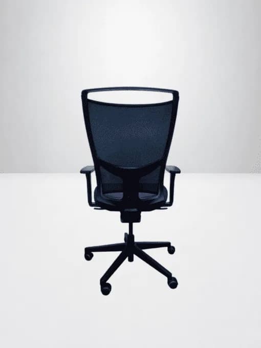 Chaise à roulette Magencia For All bi-color violet mesh — vue 4