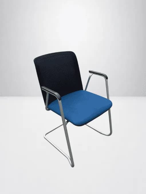 Chaise luge Haworth Lively mesh bleu/noir — vue 2