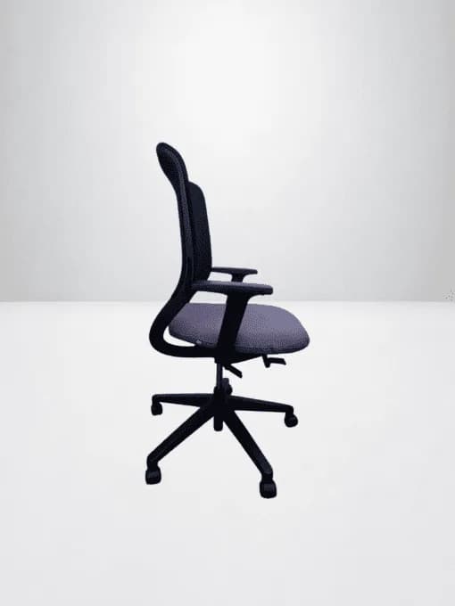 Chaise à roulette Sedus netwin Bi-color resille — vue 4