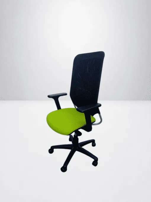 Chaise de bureau Sokoa Bi-color vert / noir — vue 2