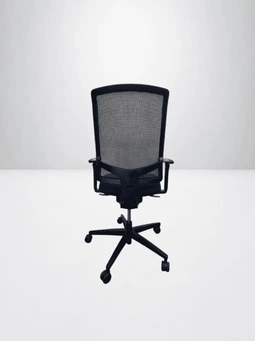 Chaise de bureau ergonomique K.I tissu noir mesh — vue 4