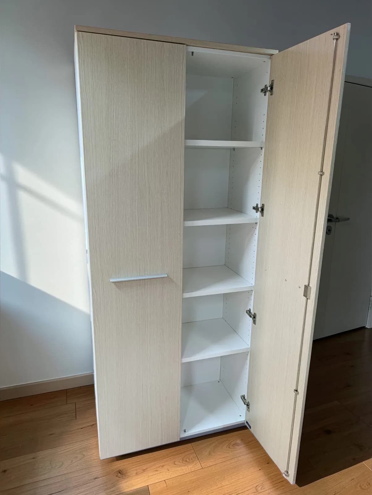 Armoire porte battante en bois   90x210cm — vue 3