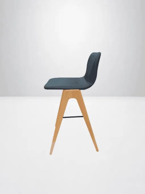 Herman miller Viv Bar Stool Wood — vue 3