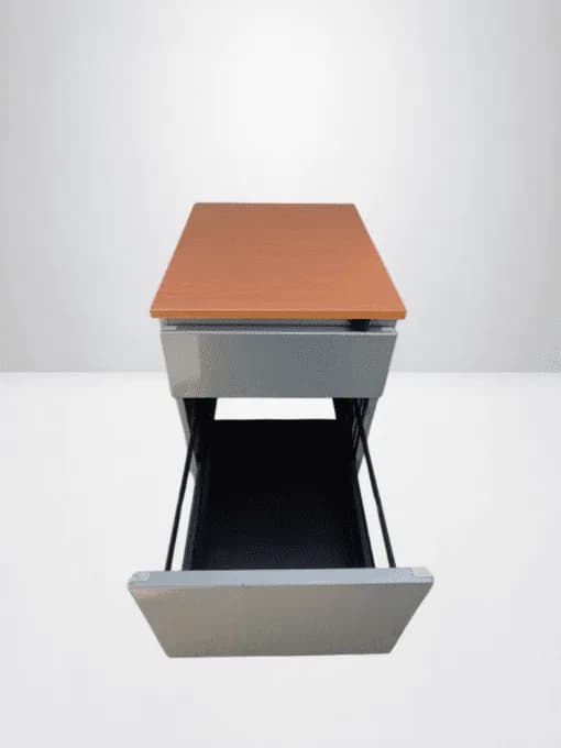 Caisson bas à roulette Steelcase top poirier — vue 4