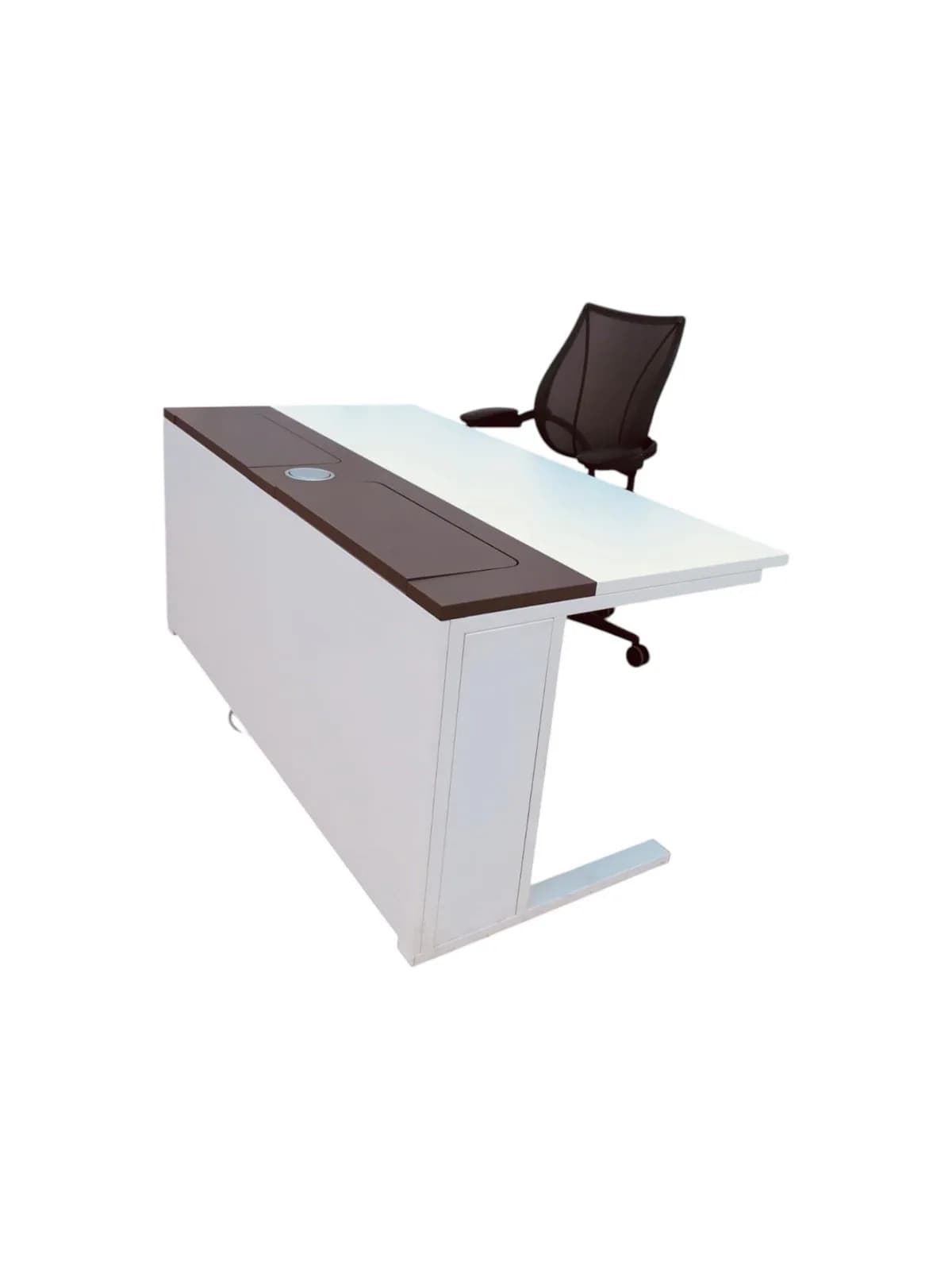 Bureau avec écran escamotable — vue 3