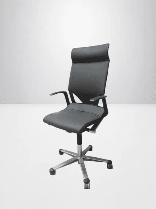 Fauteuil direction Wilkhahn Modus 274 finition cuir — vue 2