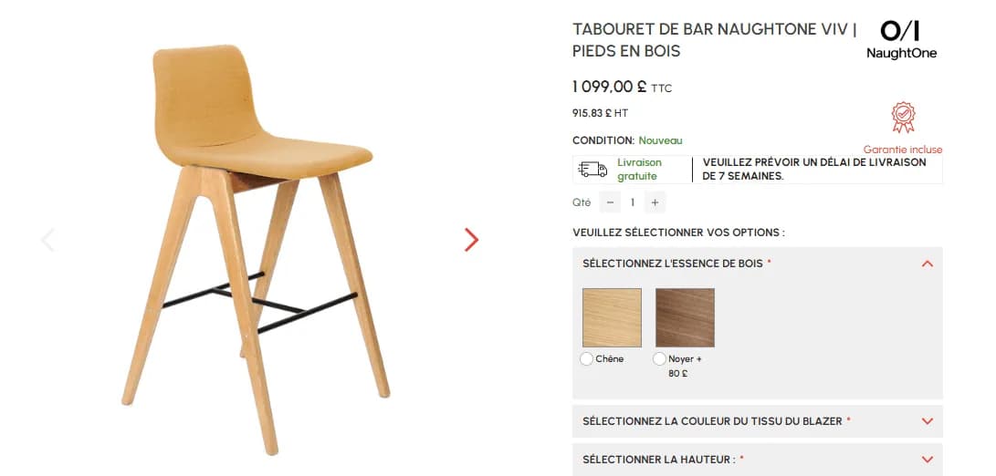 Herman miller Viv Bar Stool Wood — vue 6