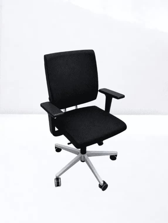 Chaise roulette Sedus Black Dot soutien lombaire noir — vue 2