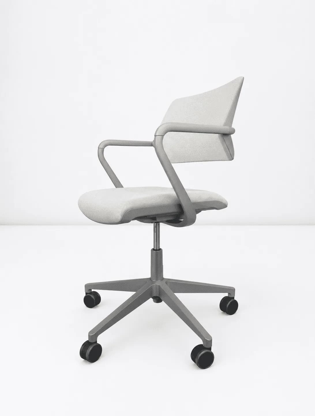 Chaise roulette Steelcase Qivi visiteur conférence Beige