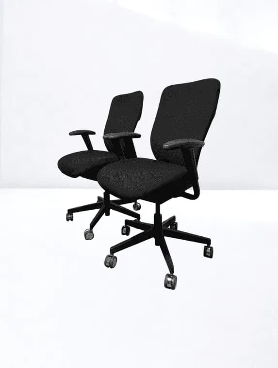Chaise à roulette JOYTEN PRAO made in JAPAN noir promo — vue 3