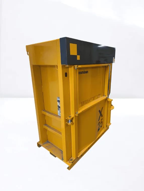 Compacteur Bramidan X25 AD 25 tonnes – Presse à balles carton, plastique & textile — vue 2
