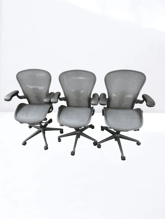 Fauteuil ergonomique Herman Miller Aeron Remastered – Taille B – Avec soutien lombaire — vue 7