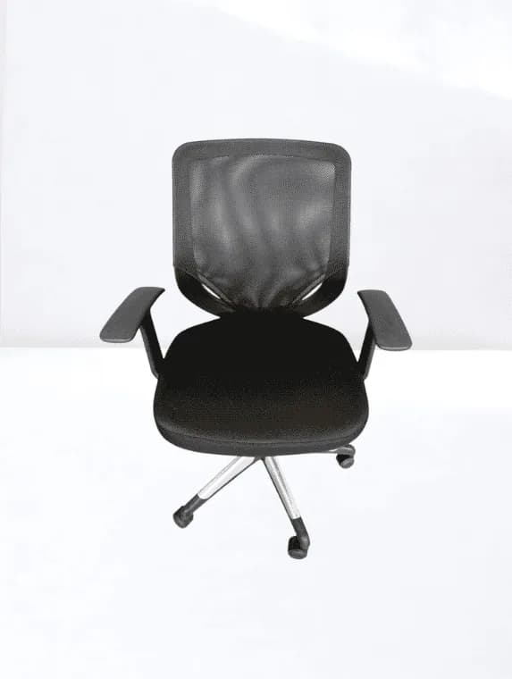 Fauteuil de bureau Atlanta noir résille promo — vue 2