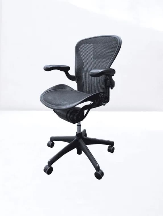 Fauteuil  ergonomique Herman Miller Aeron – Taille B – Sans support lombaire — vue 2