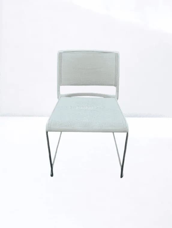Chaise accueil / réception Wilkhahn Aline 230 blanche empilable