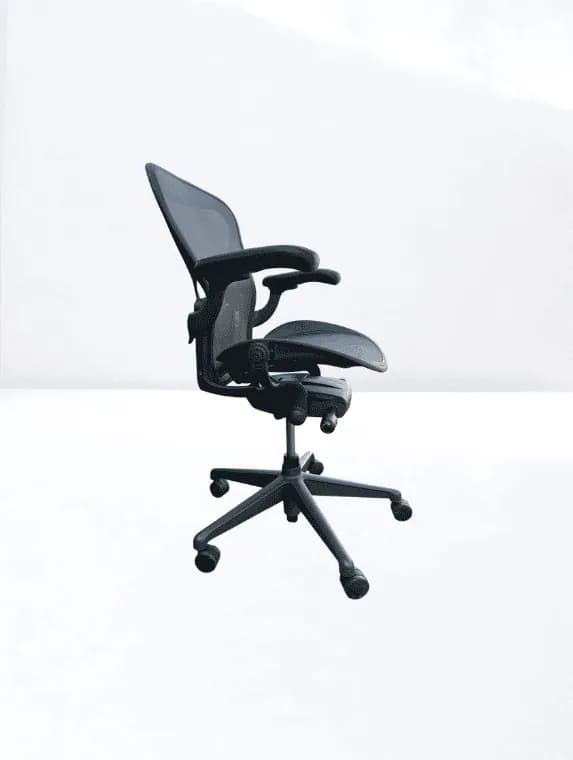 Fauteuil ergonomique Herman Miller Aeron Remastered – Taille B – Avec soutien lombaire — vue 3