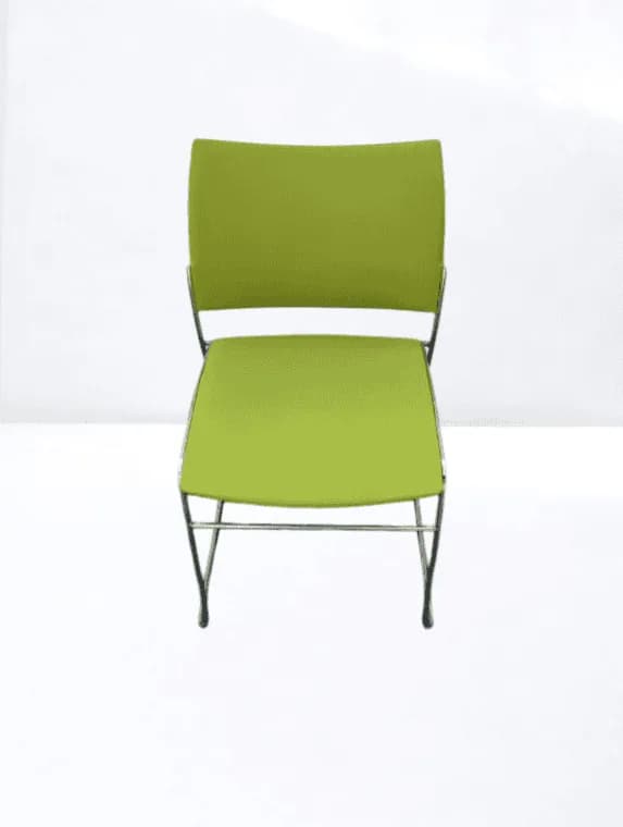 Chaise de conférence Curvy Casala Vert anis empilable — vue 2