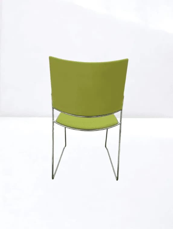 Chaise de conférence Curvy Casala Vert anis empilable — vue 4