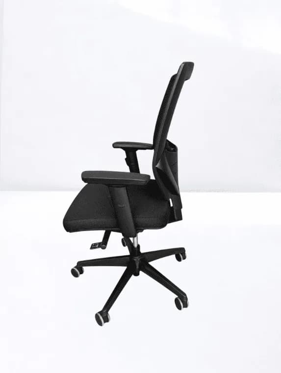 Fauteuil de bureau Vegas noir résille — vue 3