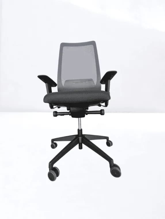 Chaise de Bureau Ergonomique Interstuhl Dossier Résille Noir — vue 3