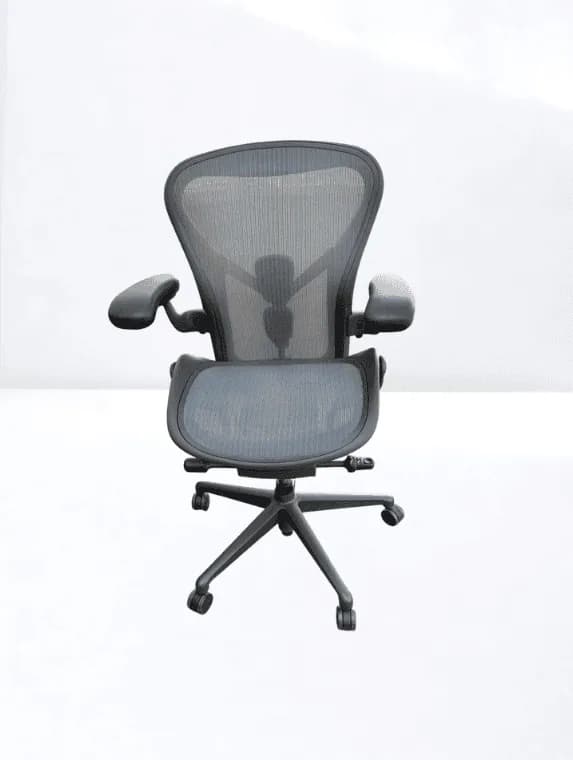 Fauteuil ergonomique Herman Miller Aeron Remastered – Taille B – Avec soutien lombaire