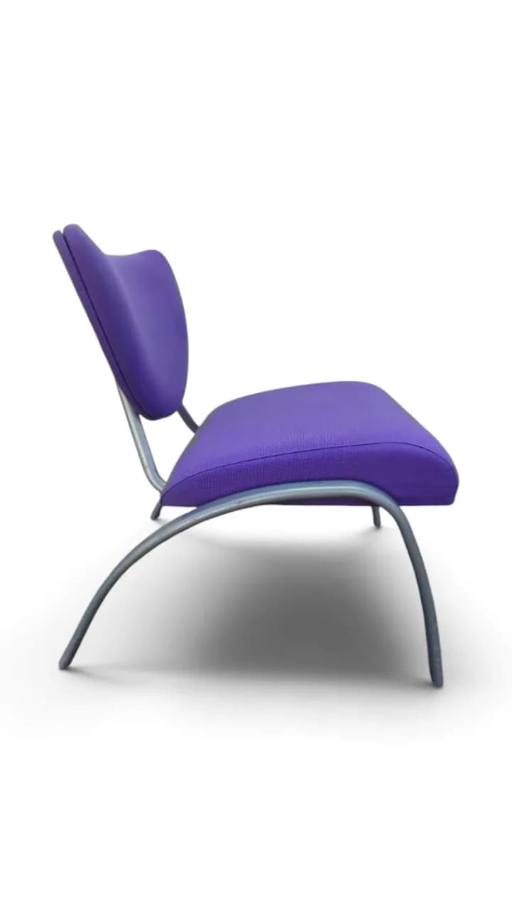 Fauteuil d’accueil AINHOA SMILE By SOKOA violet — vue 4