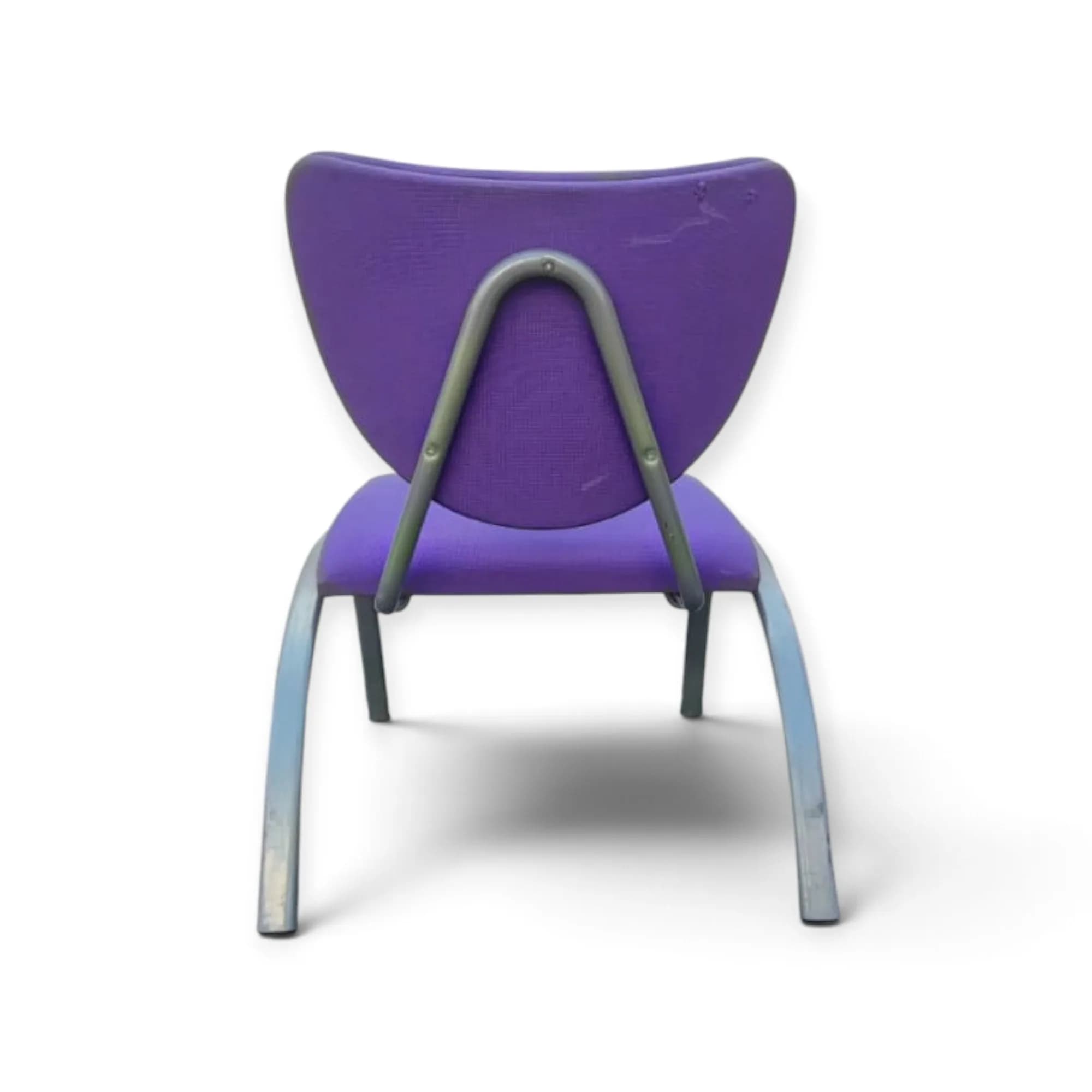 Fauteuil d’accueil AINHOA SMILE By SOKOA violet — vue 3