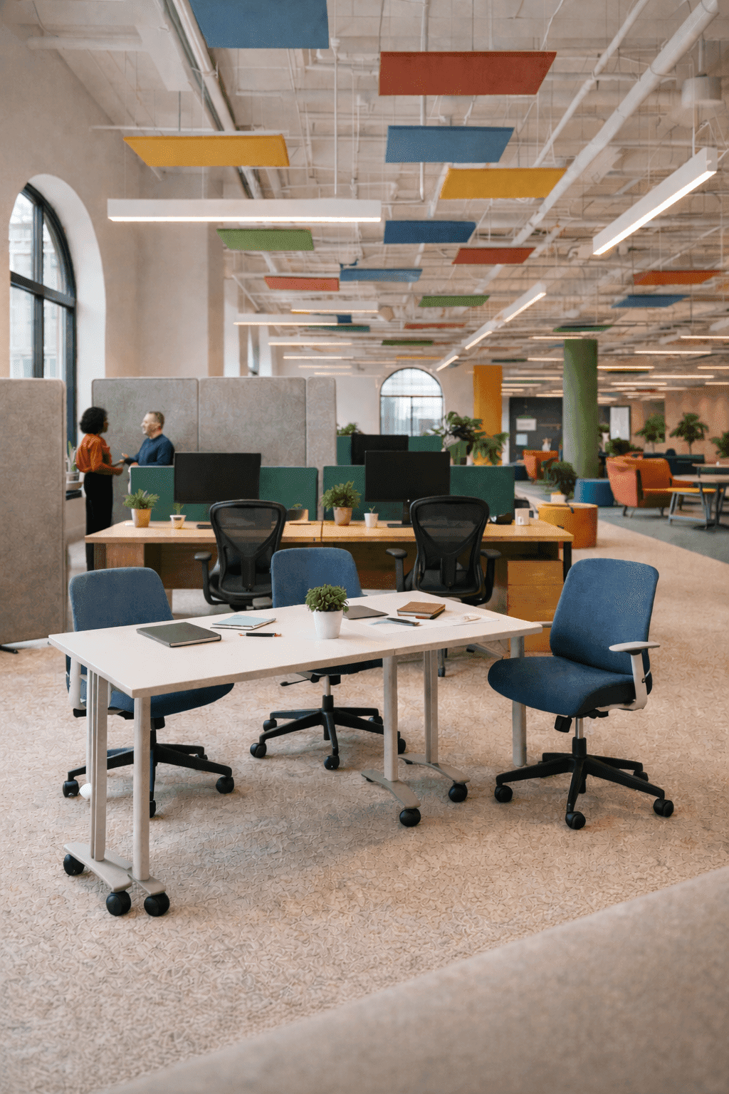 Open-space : comment allier modularité et bien-être avec du mobilier reconditionné