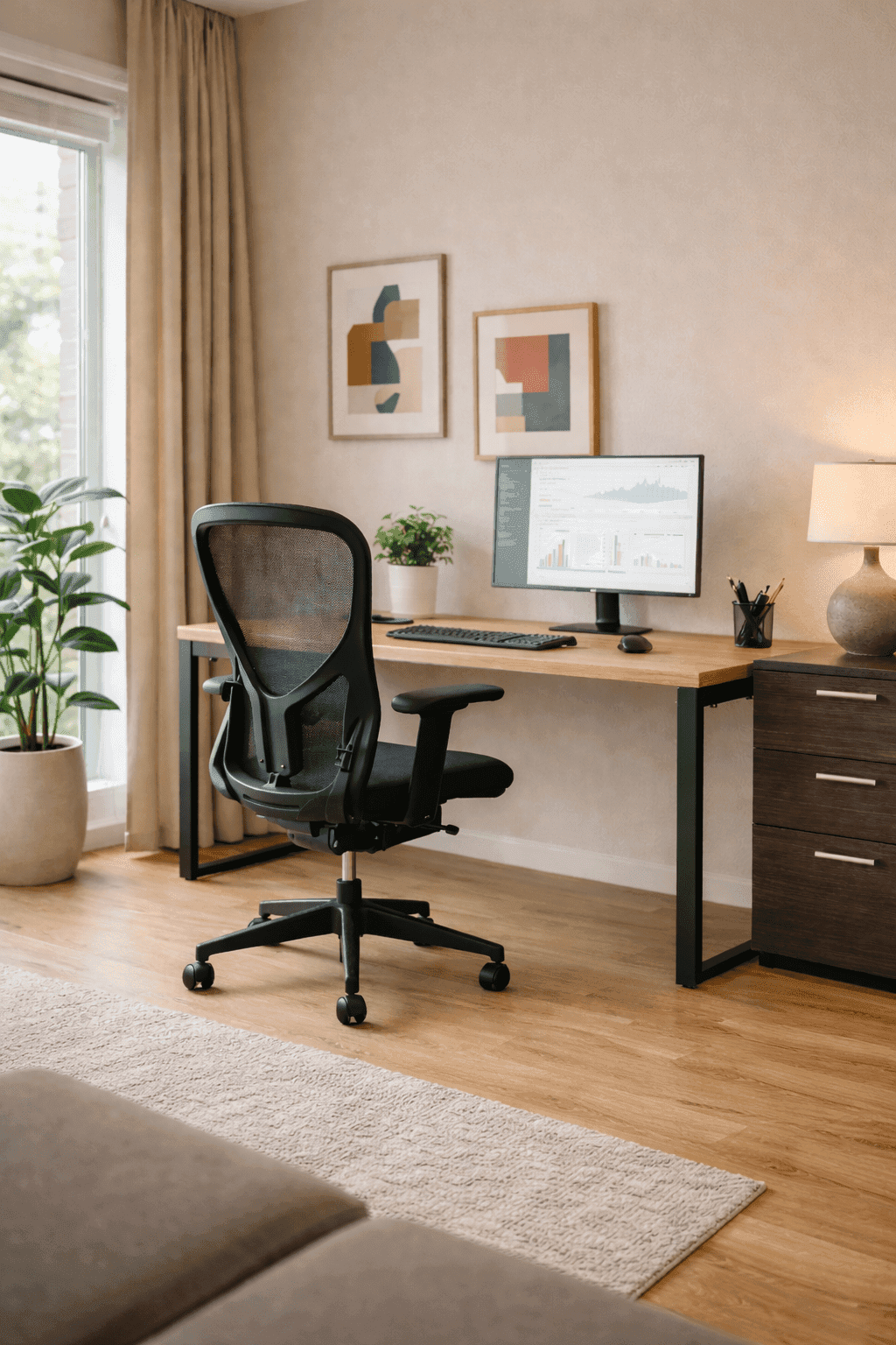 Créer un espace de télétravail professionnel, élégant et ergonomique chez soi
