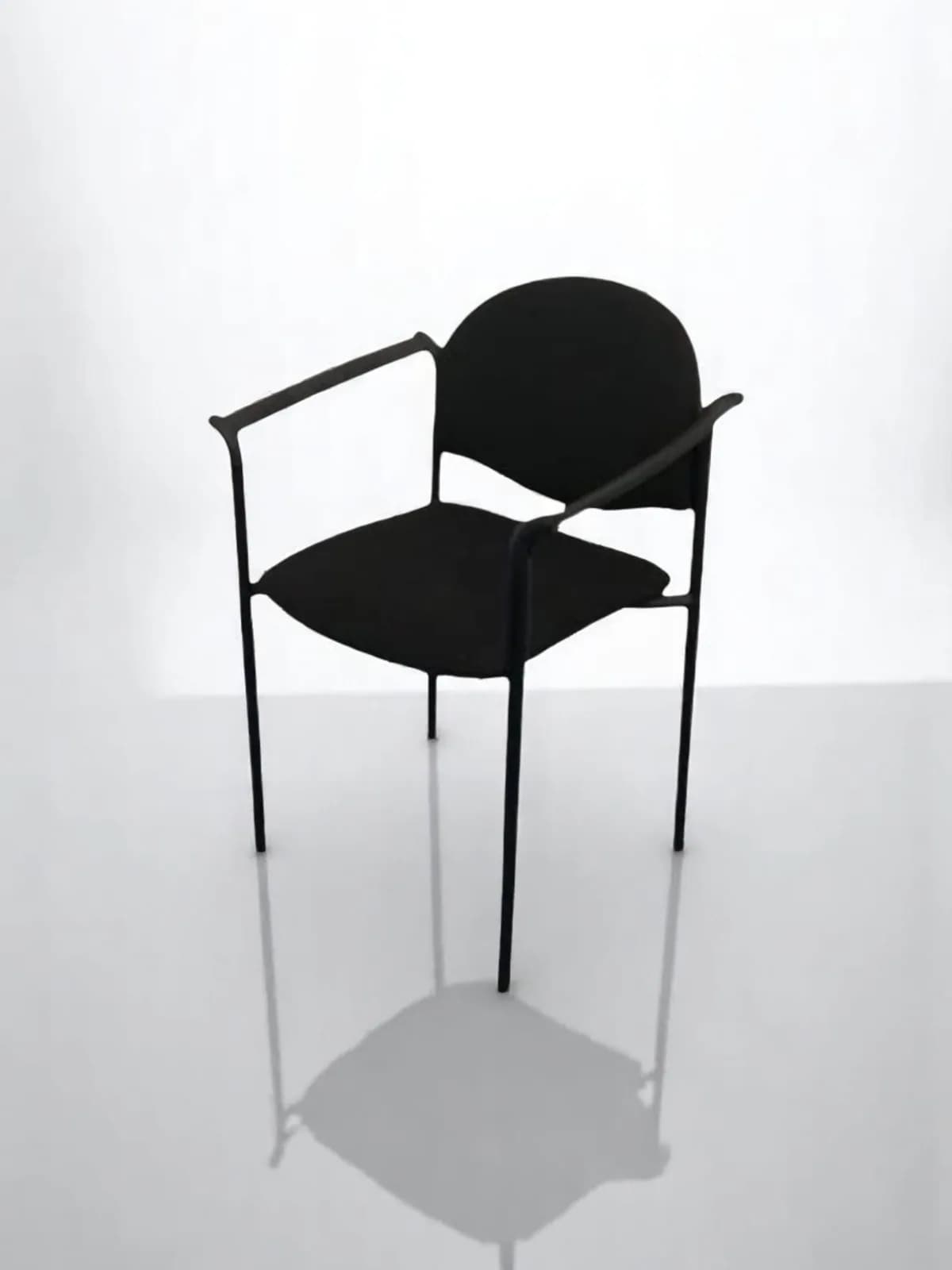Chaise visiteur avec accoudoirs empilable tissus Chaise visiteur avec accoudoirs empilable tissus