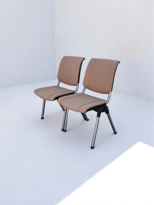Deux Chaise visiteur HÅG Conventio empilable aluminium Deux Chaise visiteur HÅG Conventio empilable aluminium