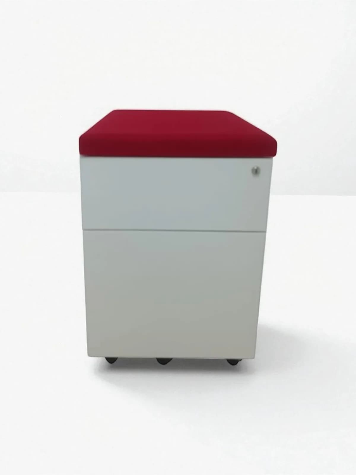 Caisson Bas à Roulette Actiu avec Assise Rouge Caisson Bas à Roulette Actiu avec Assise Rouge