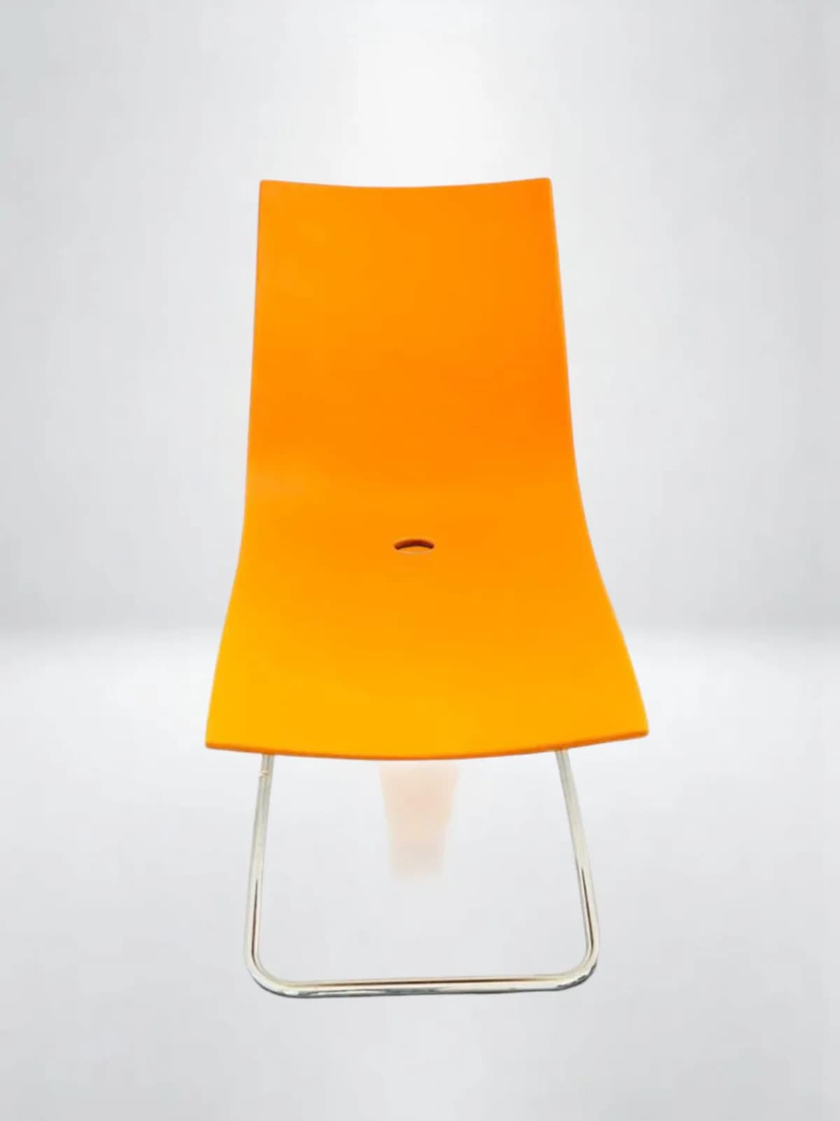 Lot deux chaises visiteur Arredo metal Ibebi plastique luge Lot deux chaises visiteur Arredo metal Ibebi plastique luge