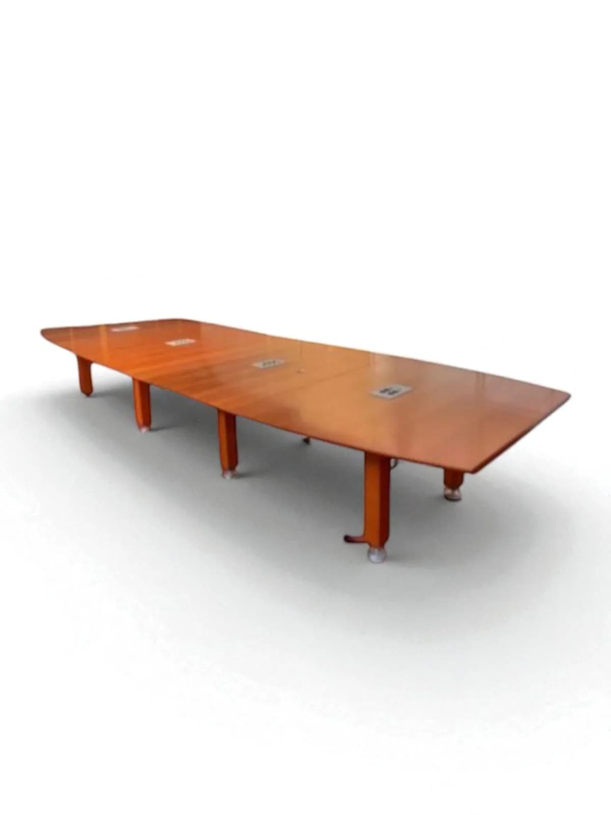 Table de Réunion en Bois avec Connectique 480x160cm Table de Réunion en Bois avec Connectique 480x160cm