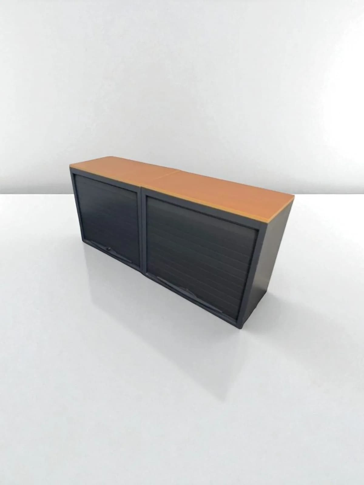 Lot 2 Armoire basse vertical merisier 80x73cm promo Lot 2 Armoire basse vertical merisier 80x73cm promo